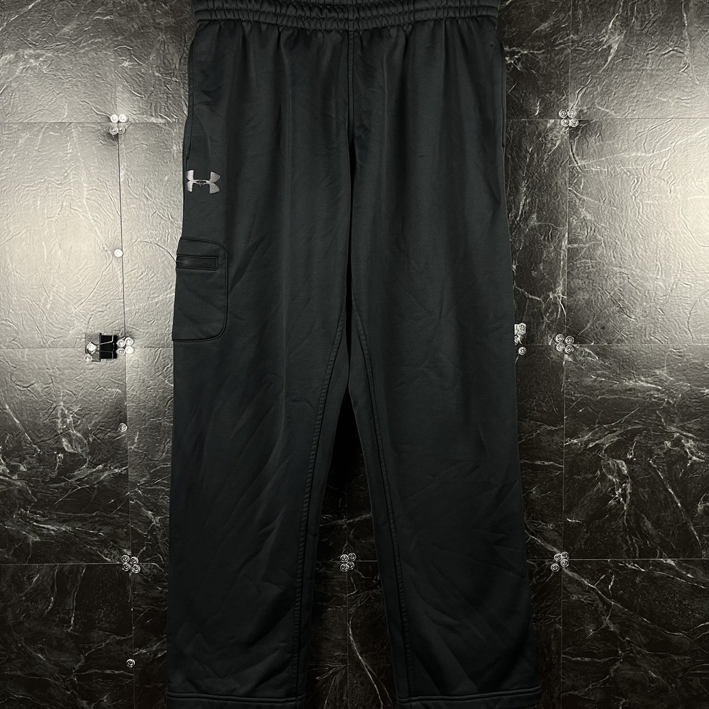 Under Armour Men's Black Storm Hem Sweatpants Large